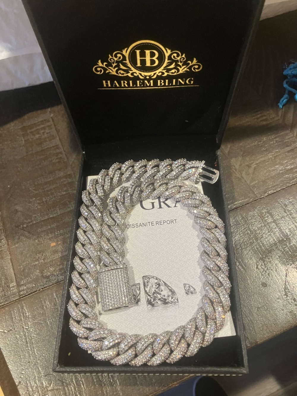 Certified 18mm 20” Moissanite Cuban Link Necklace - Solid Silver - Passes